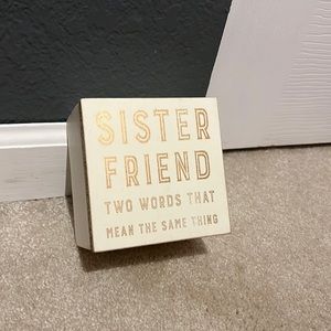 Francesca’s sister glitter box